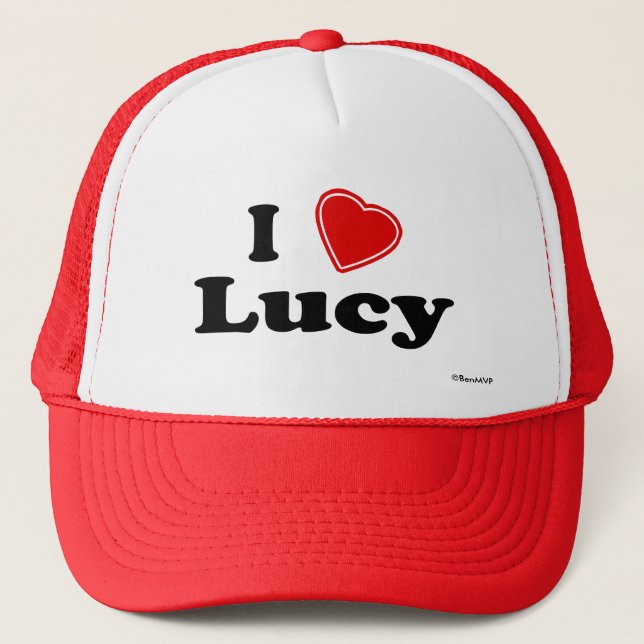 I Love Lucy Trucker Hat (Front)
