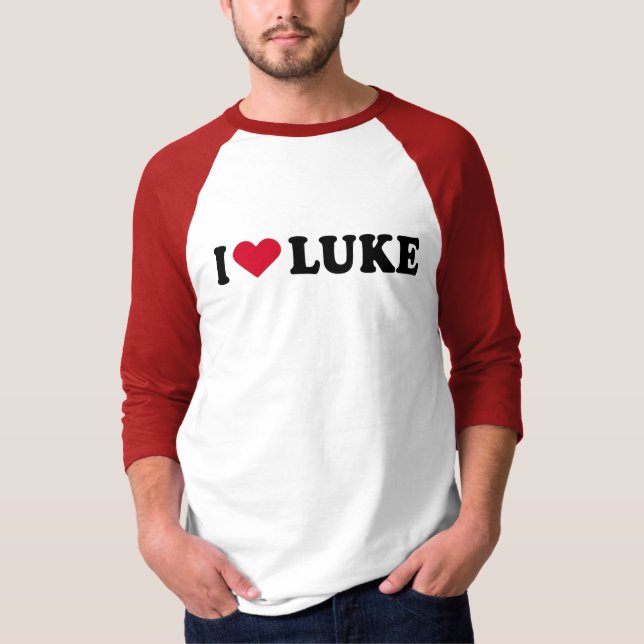 I LOVE LUKE T-Shirt (Front)