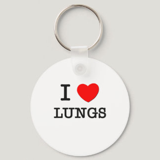 I Love Lungs Keychain