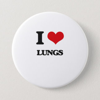 I Love Lungs Pinback Button