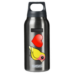 I Love Lutino Peach-faced Lovebirds SIGG Thermo Bottle (0.5L)