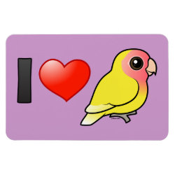 I Love Lutino Peach-faced Lovebirds 4