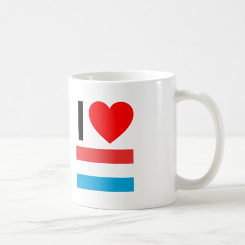 i love luxembourg coffee mug