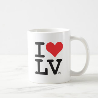 I LOVE LV HEARTBEAT SKYLINE STAINLESS STEEL WATER BOTTLE | Zazzle