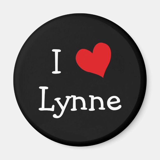 I Love Lynne Magnet (Front)
