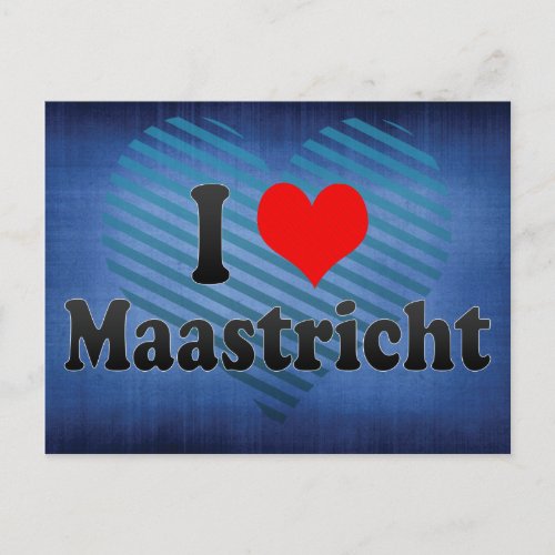 I Love Maastricht Netherlands Postcard