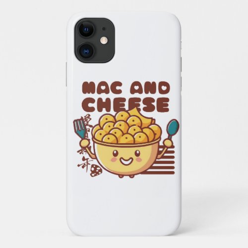I Love Mac and Cheese Kawaii iPhone 11 Case