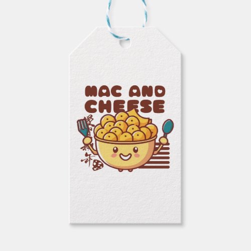 I Love Mac and Cheese Kawaii Gift Tags