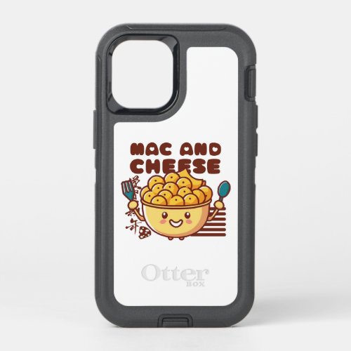 I Love Mac and Cheese Kawaii OtterBox Defender iPhone 12 Mini Case