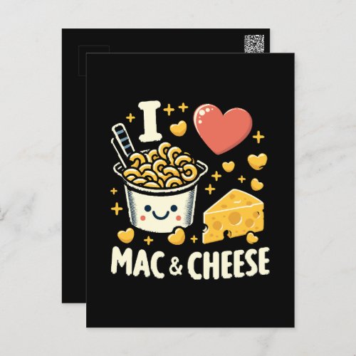 I Love Mac And Cheese Postcard