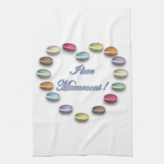 I Love Macaroons Towel