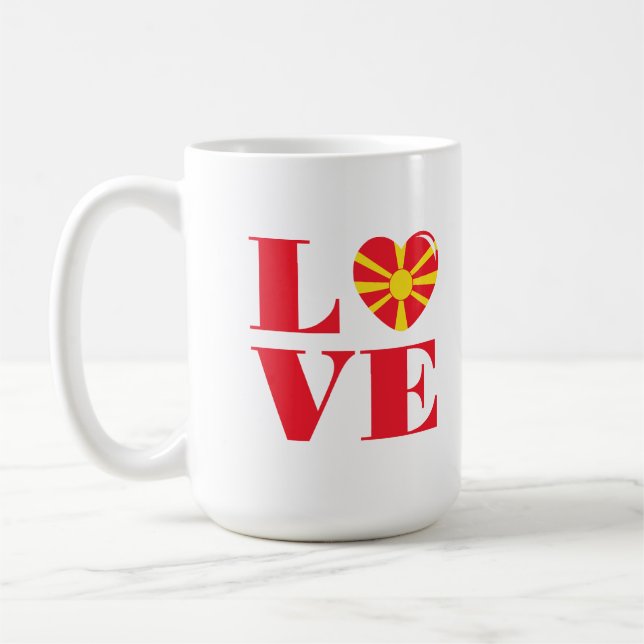 I love Macedonia Coffee Mug (Left)
