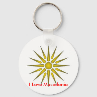 I love Macedonia Keychain