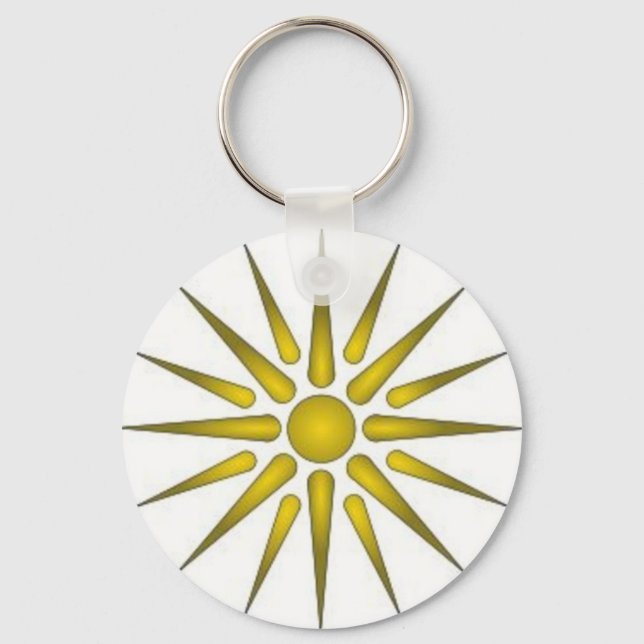 I love Macedonia Keychain (Front)