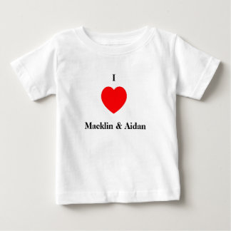 I love Macklin & Aidan Baby T-Shirt