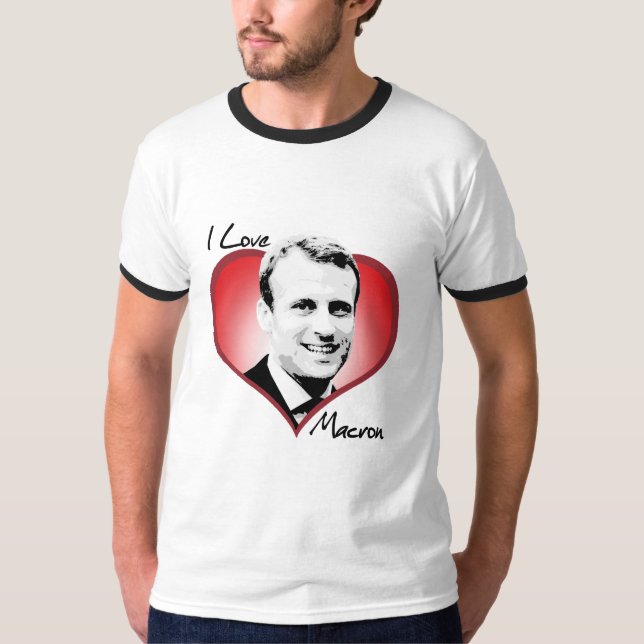 I Love Macron - T-Shirt (Front)