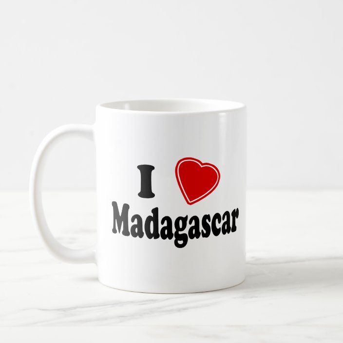 I Love Madagascar Coffee Mug