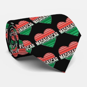 I Love Madagascar, Malagasy Heart Neck Tie