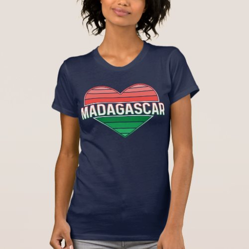 I Love Madagascar Malagasy Heart T_Shirt