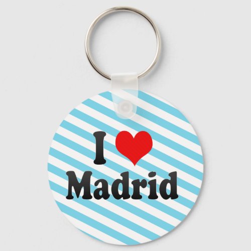 I Love Madrid Spain Me Encanta Madrid Spain Keychain