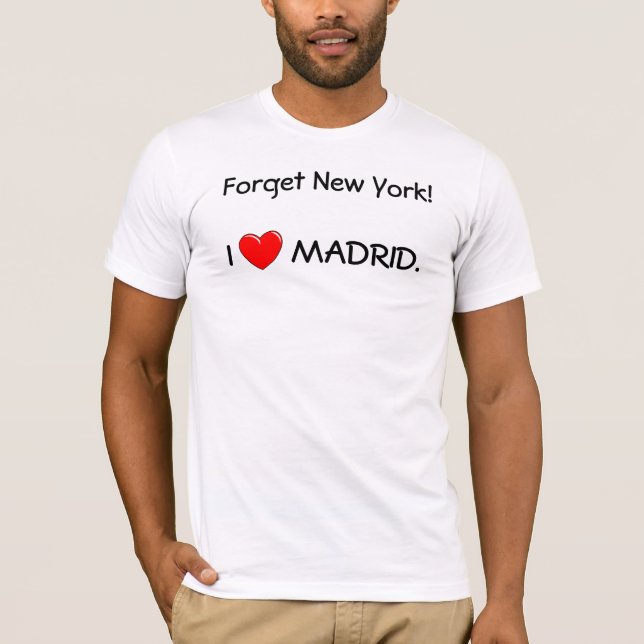 I LOVE MADRID T-Shirt (Front)
