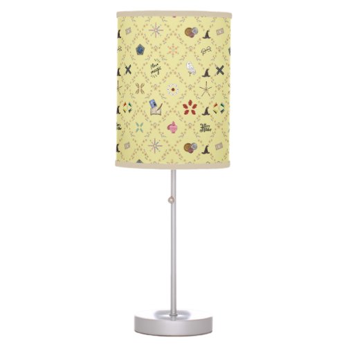 I Love Magic Diamond Pattern Table Lamp