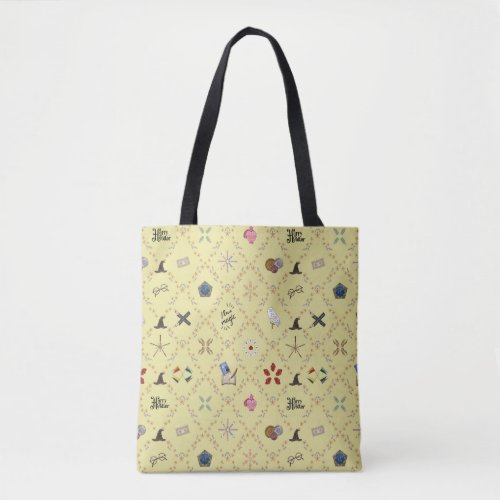 I Love Magic Diamond Pattern Tote Bag