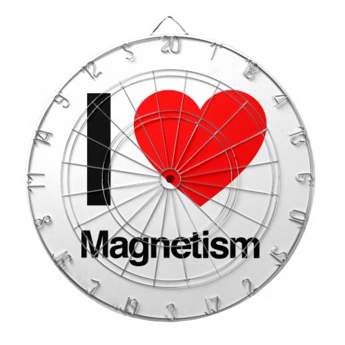 i love magnetism dartboard with darts