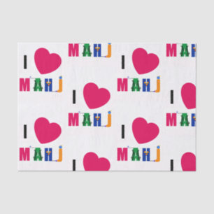 I Love Mahj Tissue Paper