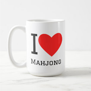 I love mahjong coffee mug