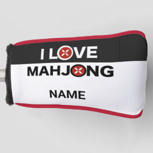 I Love Mahjong O Replaced w/ MJ Flower Golf Cover