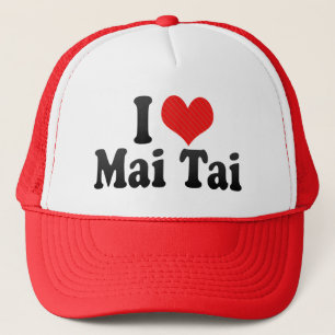I Love Mai Tai Trucker Hat