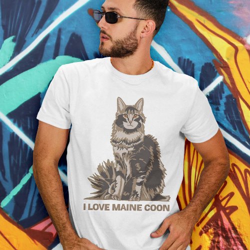 I LOVE MAINE COON T_Shirt