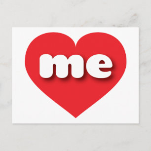 I love Maine - me red heart Postcard