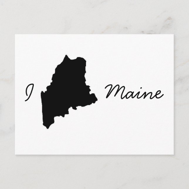 I Love Maine Postcard (Front)