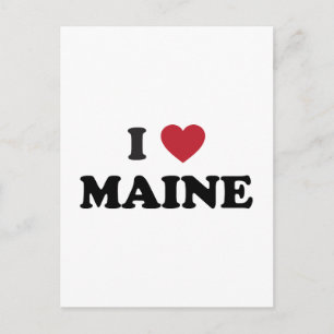 I Love Maine Postcard