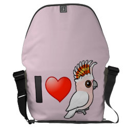 I Love Major Mitchell's Cockatoos Rickshaw Large Zero Messenger Bag