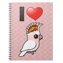 I Love Major Mitchell's Cockatoos Photo Notebook (6.5