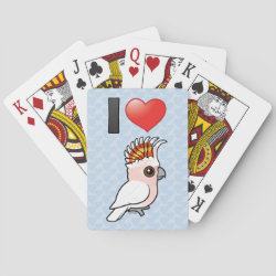 I Love Major Mitchell's Cockatoos Playing Cards (Poker)