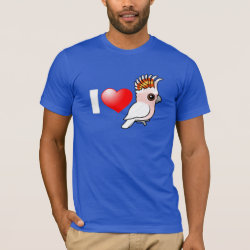 I Love Major Mitchell's Cockatoos Men's Basic American Apparel T-Shirt
