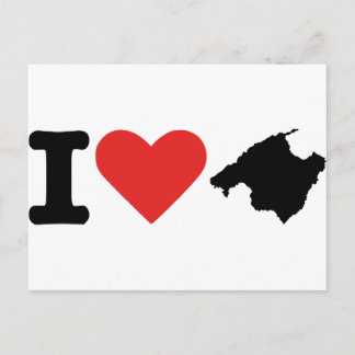 I love Majorca - Spain Postcard