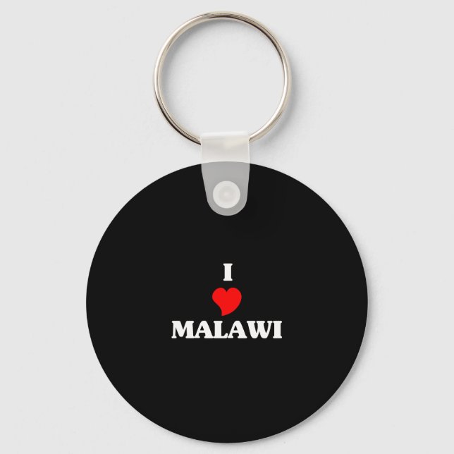 I Love Malawi Keychain (Front)