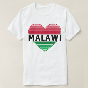 I Love Malawi, Malawian Heart T-Shirt