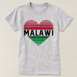 I Love Malawi, Malawian Heart T-Shirt