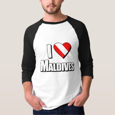 I Love Maldives Diving T-Shirt