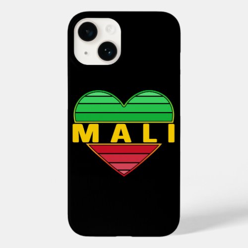 I Love Mali Malian Heart Case_Mate iPhone 14 Case
