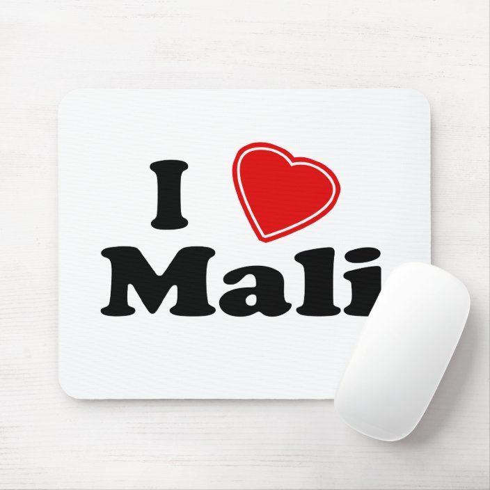 I Love Mali Mousepad