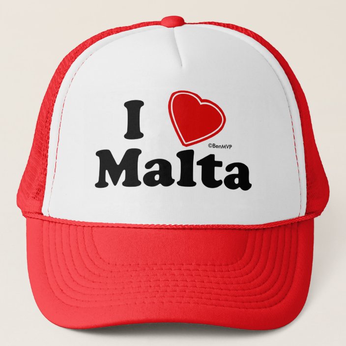 I Love Malta Hat