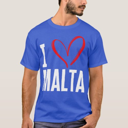 I Love Malta T_Shirt