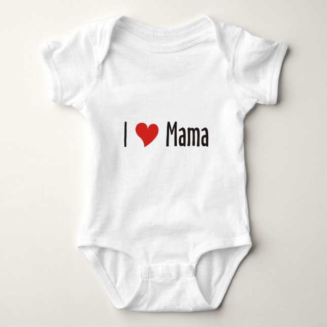 I Love Mama Shirt (Front)